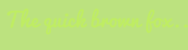 Image with Font Color BFED62 and Background Color BCE27F